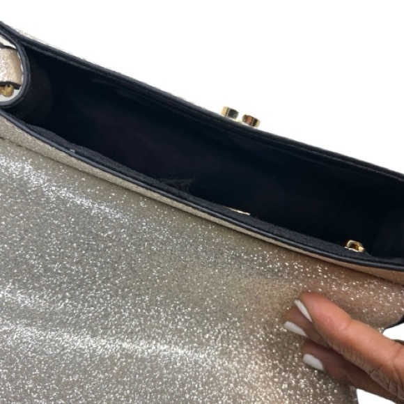 Aldo Elegant Glittery Handbag with Butterfly Accent - Picture 7 of 7